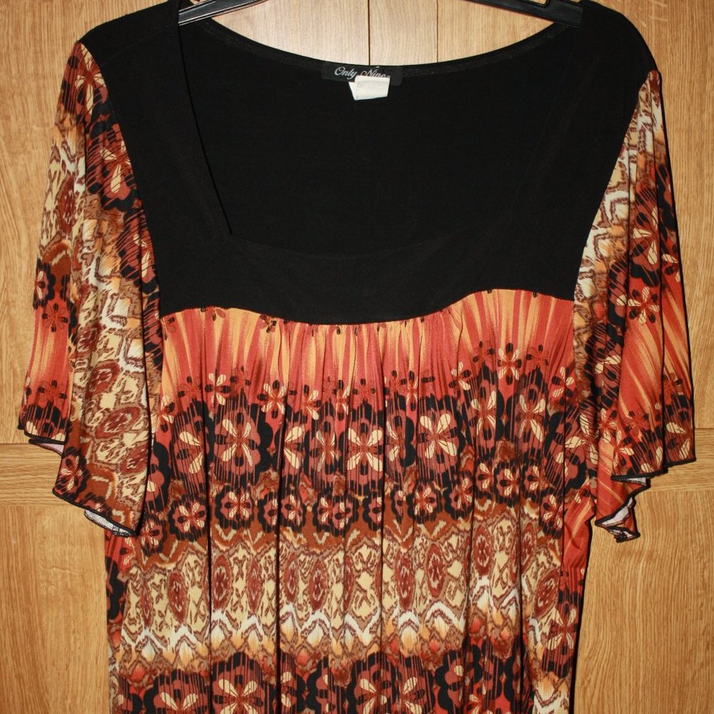 3/$15 Women's Only Nine Top Sz 1X